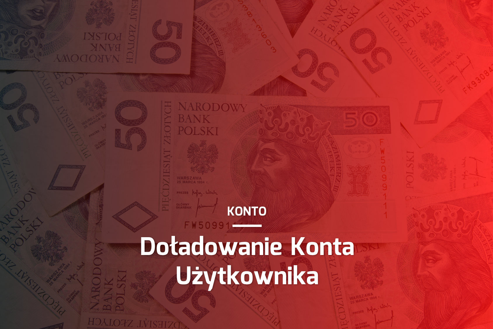 Doładowanie Konta Użytkownika